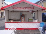 Stánek s potiskem a konstrukcí